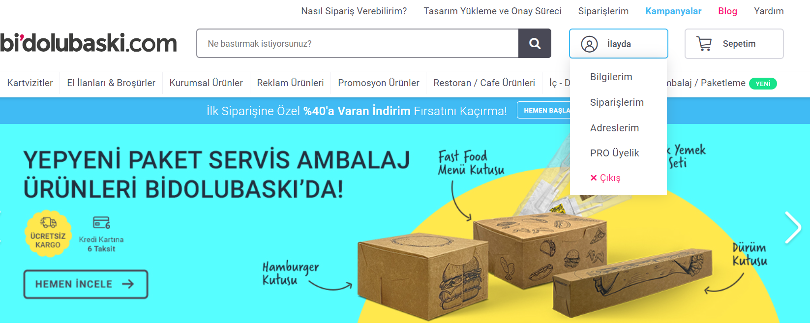 sipariş tekrarı